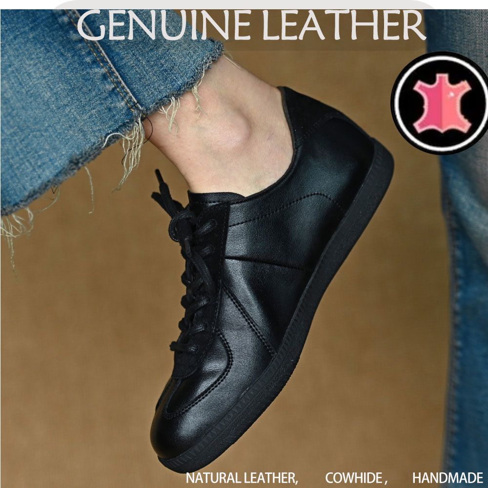 Leather Sneaker Care Kit - Genuine leather German training shoes Woman