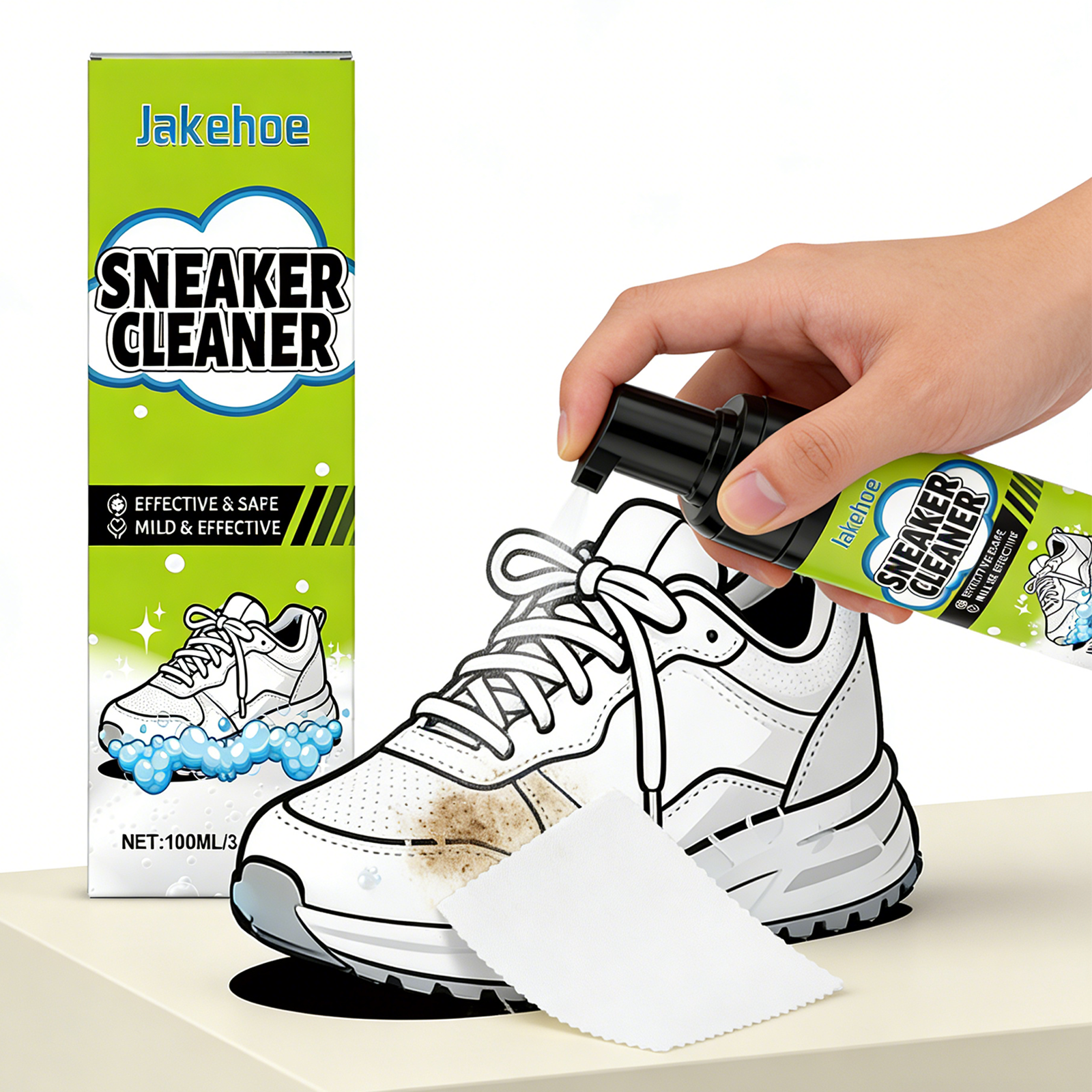 Sneaker Shoe Care Kit - White Shoe Cleaner Sneaker Cleaning Kit