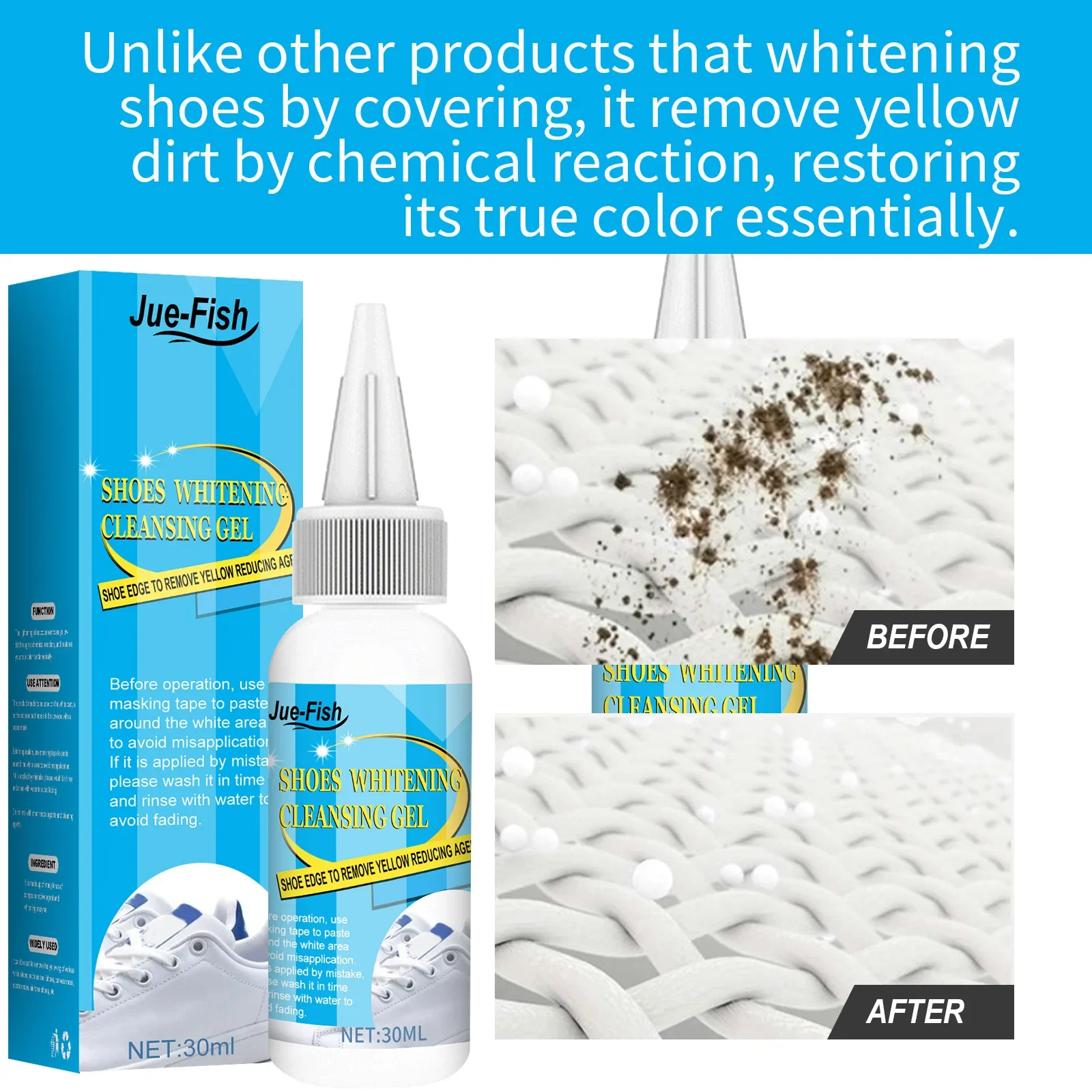 White Shoes Cleaning Gel Stain - Sneaker Shoe Care Kit 리뷰 및 가격