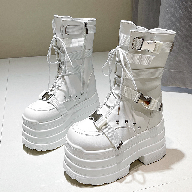 13.5CM,17CM Women Punk Boots A - Leather Sneaker Care Kit 리뷰 및 가격