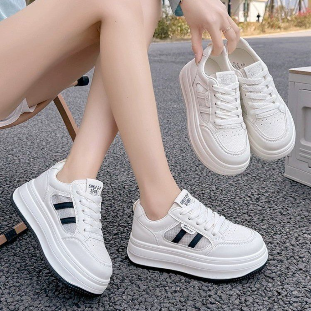 Women's Breathable Mesh Platfo - Leather Sneaker Care Kit 리뷰 및 가격