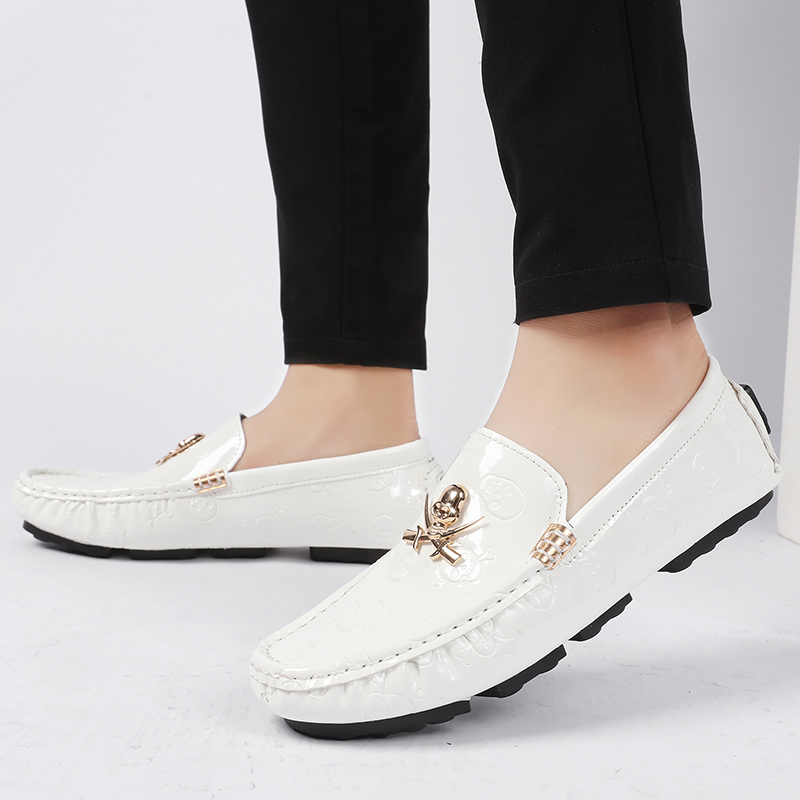 Men Quality Shoes Shine Skull  - Patent Leather Shine 리뷰 및 가격