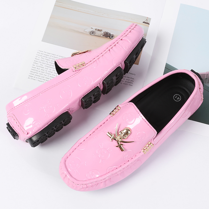 Men Quality Shoes Shine Skull  - Patent Leather Shine 리뷰 및 가격